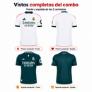 Combo de Camisetas Real Madrid 26/27 (Primera + Segunda)