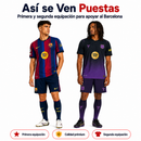 Combo de Camisetas FC Barcelona 26/27 (Primera + Segunda)